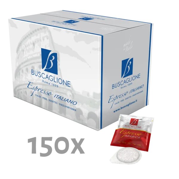 Buscaglione - ARABICA pads 150 stuks